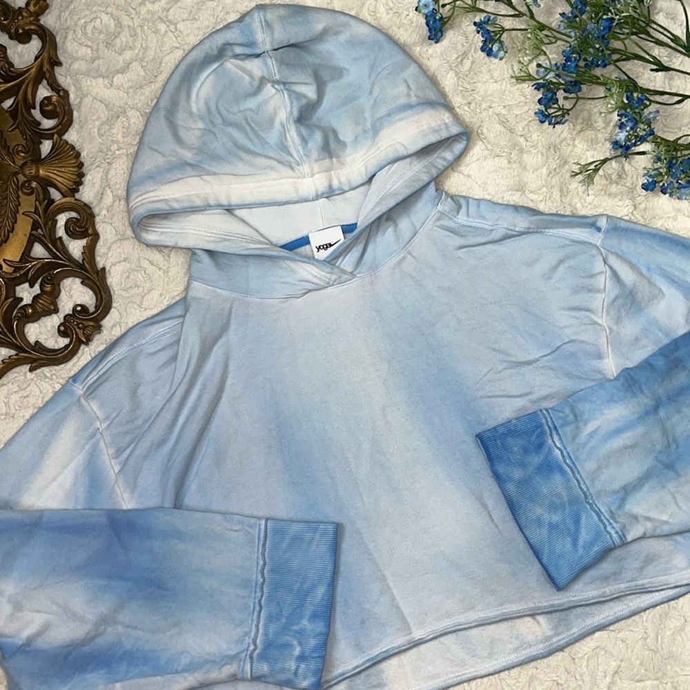 Nike Yoga Blue Tie Dye Hoodie